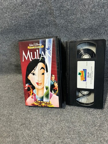 Videocassetta vhs mulan - vhs,