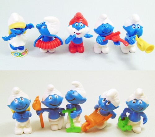 Kinder surprises farm smurfs - kinder, "farm