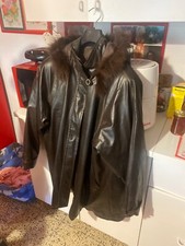 Giaccone finta pelle donna