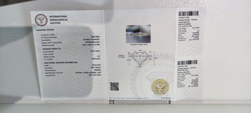 Diamante naturale certificato - diamante,