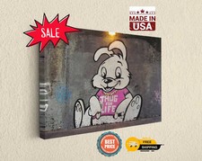 Stampa su tela Thug Bunny