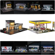 Diorama 1:64 auto garage