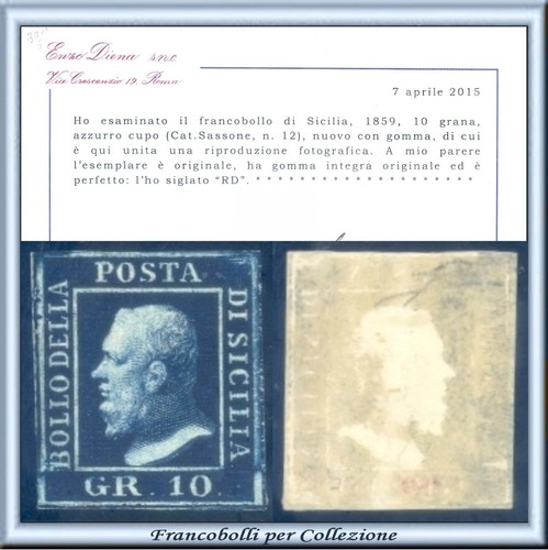 Asi 1859 sicilia azzurro - 1859,