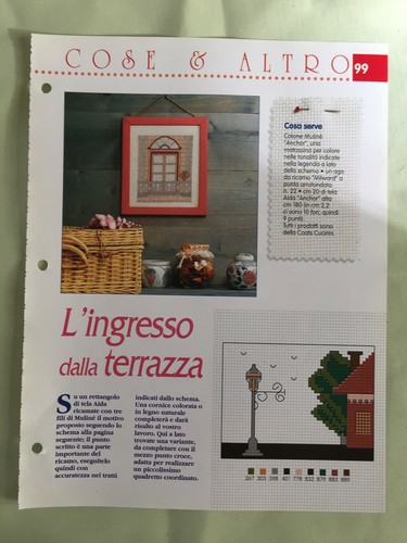 Schema punto croce - , ricamo