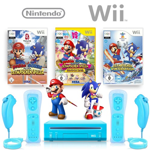 Console nintendo wii blu - nintendo,