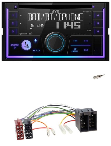 Jvc mp3 usb 2din dab - usb,