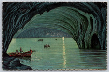 Postcard Capri Grotto Azzurra Pittore G Carelli Italy
