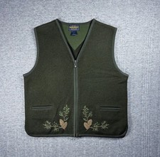 Woolrich gilet lana verde
