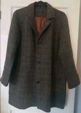 HARRIS TWEED soprabito modello pannello finestra, monopetto UK44 indossato pochissimo