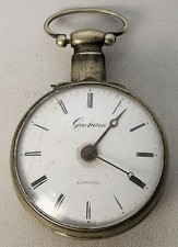 1800's Graham Silver Pair Case