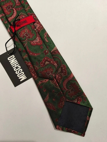 Cravatta moschino verde bosco - moschino,
