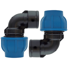 GOMITO RACCORDO A COMPRESSIONE DERIVAZIONE FEMMINA PN16 IRRIGAZIONE GIARDINAGGIO