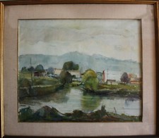 Dipinto olio su tela di Armando De Lauzieres.