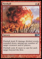 MTG 2x FIREBALL - PALLA DI FUOCO - M11 - MAGIC