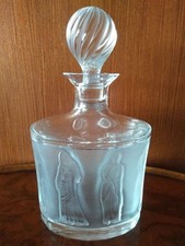 Lalique decanter fammes