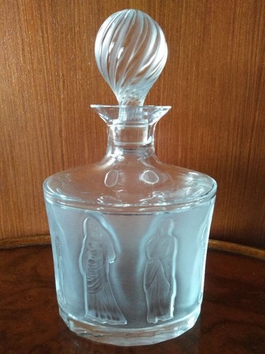 Lalique decanter fammes