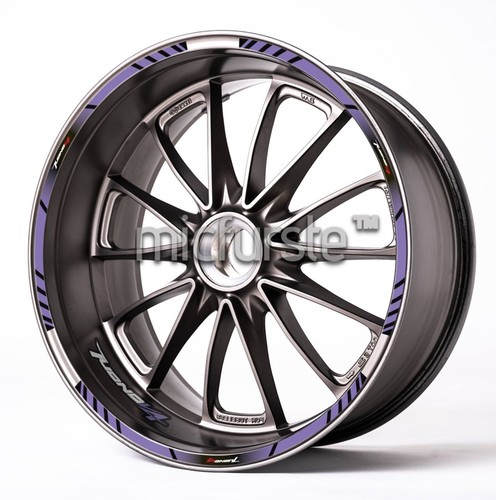 Decalcomanie ruota moto rosso - decalcomanie,