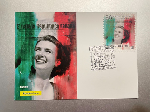 2026 cartolina filatelica - filatelica, 80°