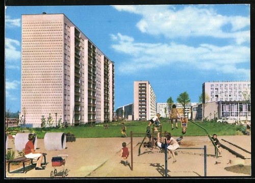 Cartolina halle neustadt - cartolina, halle-neustadt
