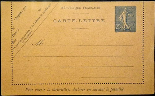 Francia 1903 cartolina - francia,