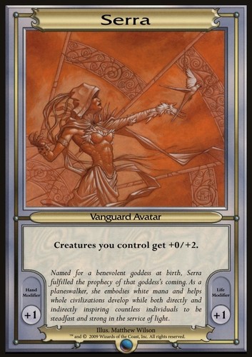 Mtg serra played rovinata - mtg, played/rovinata