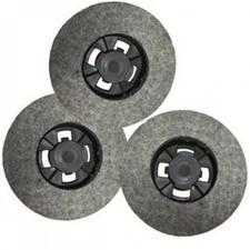 kit 3pz Spazzola con disco