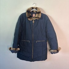 Giacca puffer blu husky con