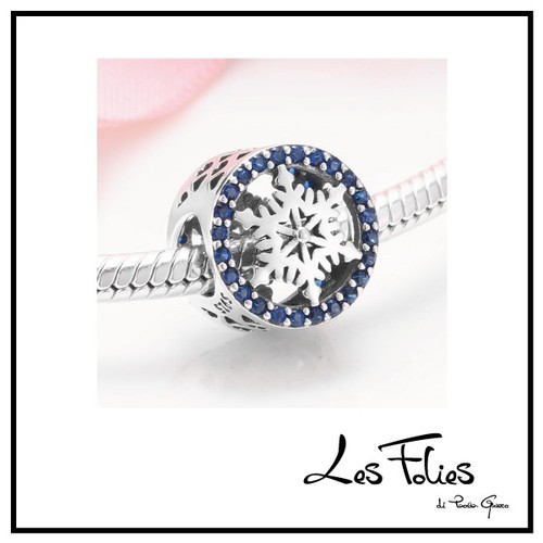 Charm fiocco neve natale - fiocco, di