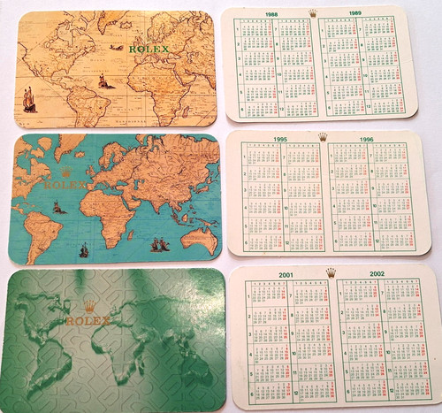 Calendario rolex dal 1987 - calendario, al