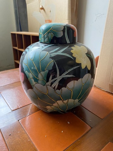 Vaso potiche cinese con - vaso, cinese,
