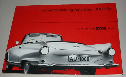Betriebsanleitung auto union - betriebsanleitung,