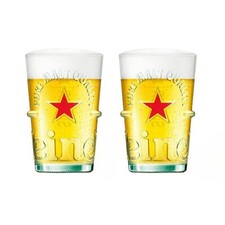 Heineken silver pint glass - pint, 2