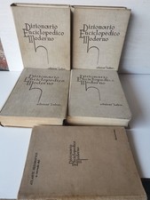 5 volumi dizionario enciclopedico moderno ed. labor 1935, '36'38