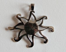 CIONDOLO SOLE IN ARGENTO 925 PER MILLE