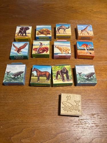 Lotto timbri con animali - di,