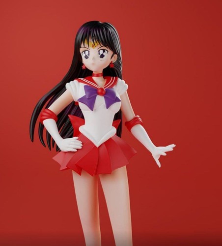 Sailor mars moon model - moon,