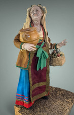 Donna Cammino Procidana 34 Cm