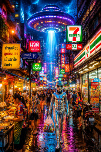 Alien shopping bangkok - shopping, a
