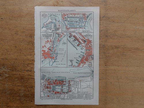 Orig litografia mappa - orig.(1908),