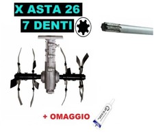 Gruppo Zappette Ø26 - 7 Denti