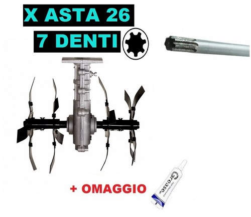 Gruppo zappette ø26 7 denti - zappette,