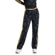 Adidas X Marimekko Track Pants Firebird pantaloni da allenamento pantaloni sportivi neri oro