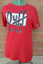 T-shirt DUFF BEER Birra THE SIMPSONS Matt Groening Cartoni Animati ORIGINALE !!!