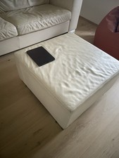 Pouf Poltrona Frau - modello Massimo - colore AVORIO - pelle - USATO