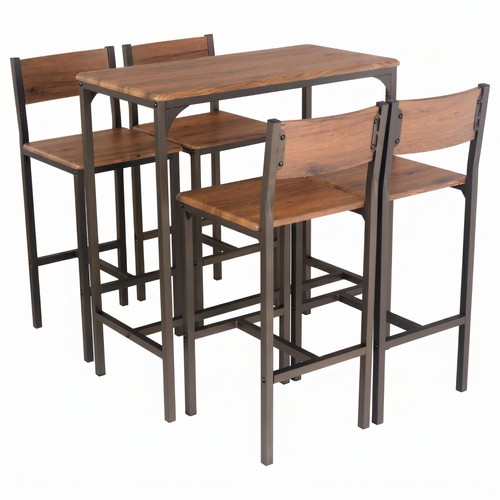 Set tavolo bar sgabelli - tavolo, 4