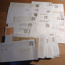 storia postale Lotto 100 buste