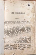 I PROMESSI SPOSI NARRATIVA VECCHIO LIBRO