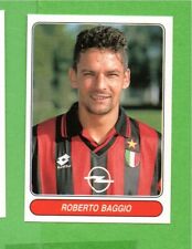 PANINI FOOTBALL STARS 97 ROBERTO BAGGIO MILAN # 90 NUOVA AJO'