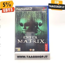 ENTER THE MATRIX PS2 Playstation 2 COMPLETO PAL  ITA FAST SHIP 24H