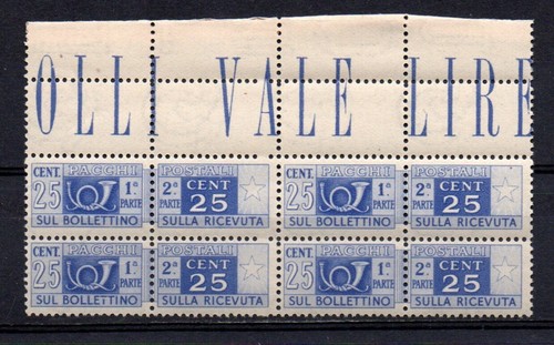Pacchi postali 1946 fil ruota - pacchi,
